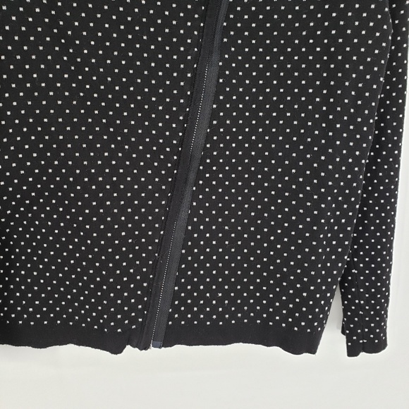 Christopher & Banks Asymmetric Moto Sweater Jacket - Picture 4 of 8